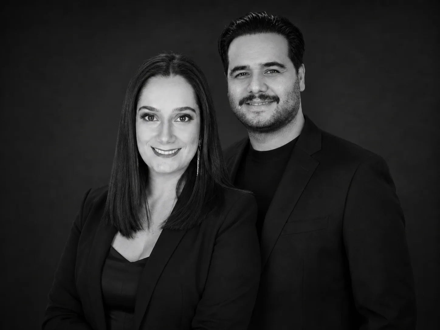 Arquiteta Mayara Cimino e arquiteto Luiz Faria, à frente da Barroco Arquitetura