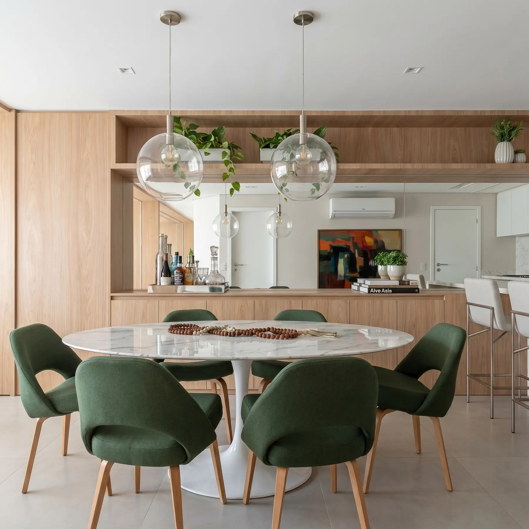 Sala de jantar — Interiores residenciais · marcenaria planejada